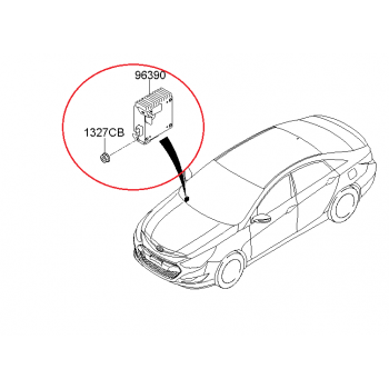 Hyundai Sonata Hybrid - Control Unit Assy-VESS [96390-4R000] by K-Spare.com
